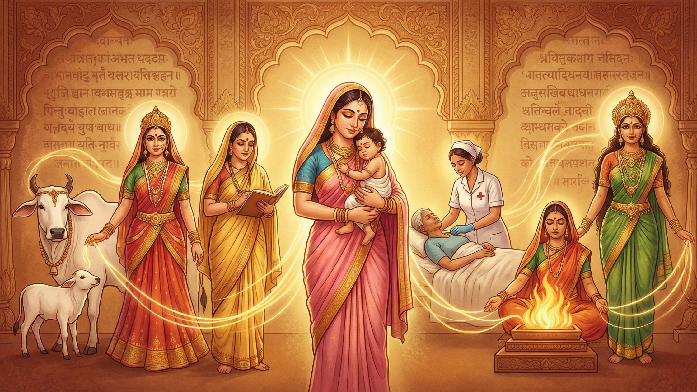 Seven Mothers in Sanatana Dharma: The Sacred Principle of Saptamatrika Explained