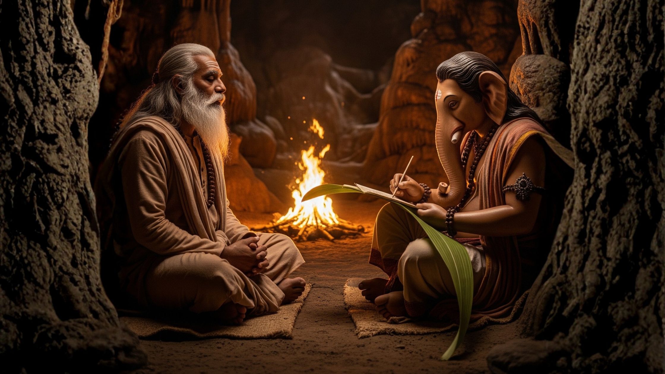 Why the Mahabharata Is Written in Poetry: The Genius of Vyāsa and Ganesha’s Compact