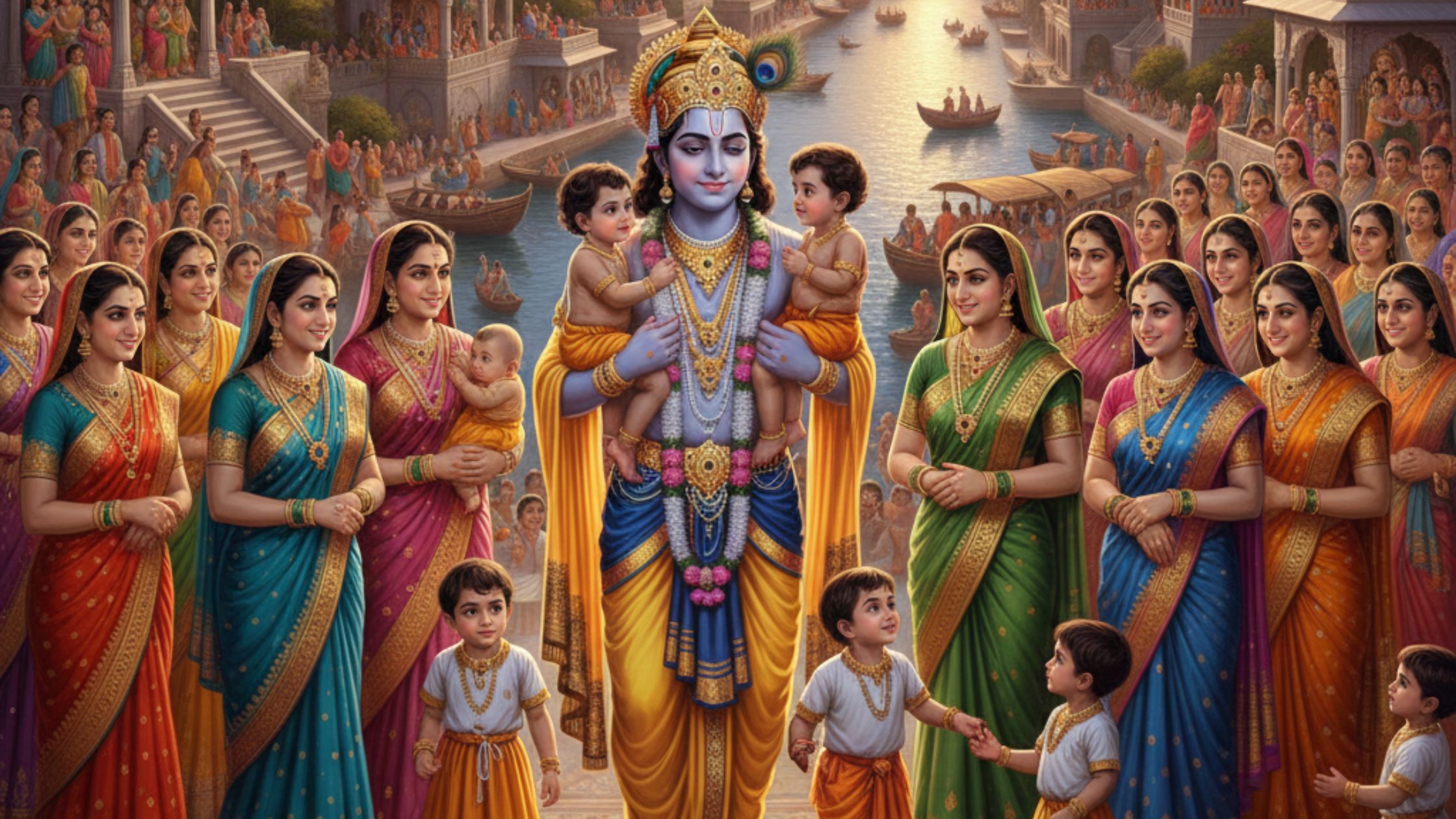 Did Krishna Really Have More Than 1,60,000 Children? Understanding the Dwarka Years Through Śāstra
