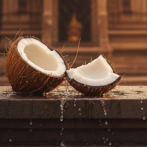 Why Break Coconut at Temples? Hindu Spiritual Science Explained